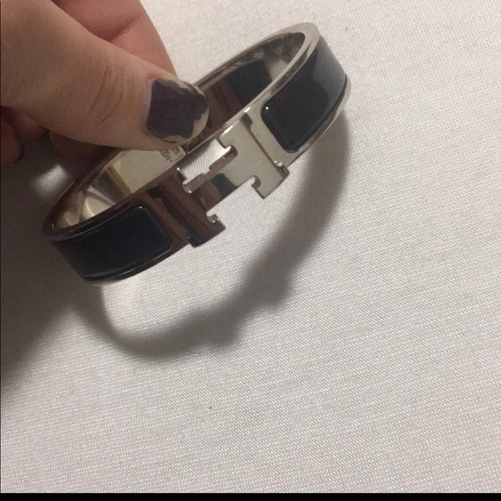Black Hermes braclet